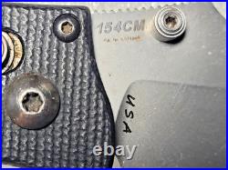 Benchmade Heckler & Koch AXIS by Snody with G10 Handle and 3.4 Plain BladeClip