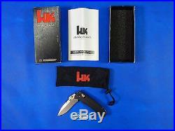 Benchmade Heckler & Koch HK 14210 AXIS Folder by Snody 2.95 Plain Blade Knife