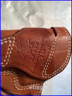 Bianchi #4L Askins Avenger holster H&K P7 OWB right side leather used Mint Lined