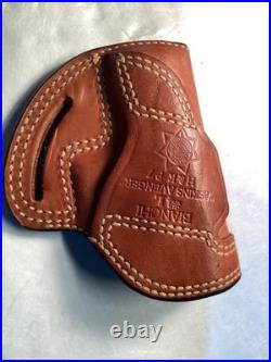 Bianchi #4L Askins Avenger holster H&K P7 OWB right side leather used Mint Lined