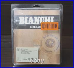 Bianchi 82 Carry-Lok Black Leather Holster Fit H&K P2000 Auto Retention RH 23350