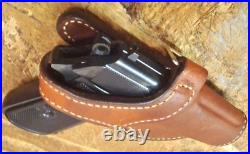 Bianchi RH 13 SCORPION PPK PPK/S Suede Lined Brown Leather Holster thumb break