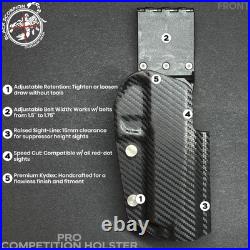 Black Scorpion Gear Pro Competition Holster Fits Heckler and Koch Vp9 Black Scorpion Gear Pro Competition Holster Fits Heckler and Koch Vp9