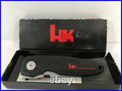 Boker H&K Heckler & Koch X-15-TN Folding Tactical Knife Solingen Germany RARE