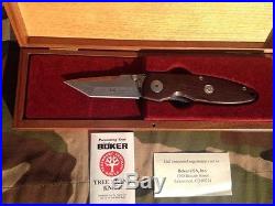 Boker HK Heckler & Koch Tanto Damascus Lock Blade Knife HK02DAM #101 of 500