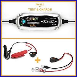 CTEK MXS 5.0 T&C Batterie Ladegerät Erhaltungsgerät Batterie tester Charge test