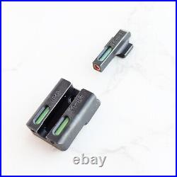 CUSTOMER RETURN TruGlo TFX PRO Tritium Fiber Optic Night Sights for HK VP9