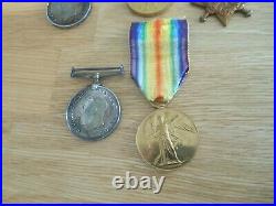 Capt. Spencer Freeman & H. K. Toler (Wife) WWI Medals inc. Mons Star & CBE 1942