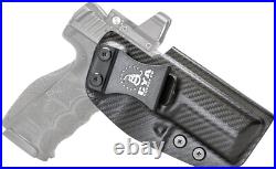 Carbon Fiber Inside Waistband Holster for Right-Handed HK VP9, Pull-On Closure Carbon Fiber Inside Waistband Holster for Right-Handed HK VP9, Pull-On Closure