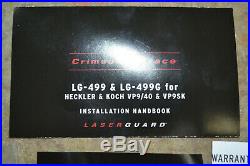 Crimson Trace Heckler & Koch Laserguard Vp9/40 & Vp9sk Red Laser Lg-499 New