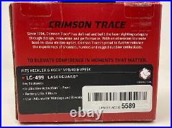 Crimson Trace Laserguard RED Laser Sight, H&K VP9, VP40 Full Size & Compact