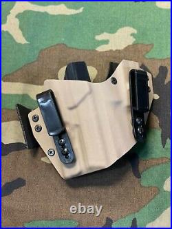 Custom Kydex Sidecar Style Ventri Appendix Holster for HK VP9 With Surefire XC1