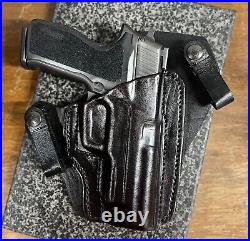 Custom Molded IWB Gun leather Holster Forward Cant