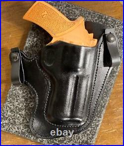 Custom Molded IWB Gun leather Holster Forward Cant