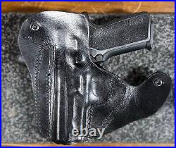 Custom Molded IWB Gun leather Holster Forward Cant