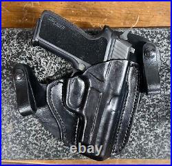 Custom Molded IWB Gun leather Holster Forward Cant