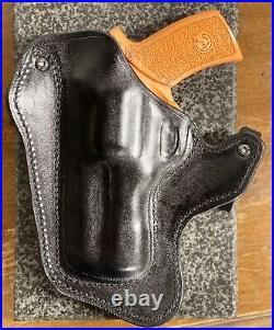 Custom Molded IWB Gun leather Holster Forward Cant