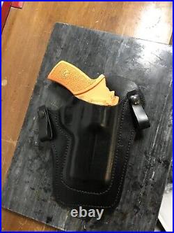 Custom Molded IWB Gun leather Holster Forward Cant