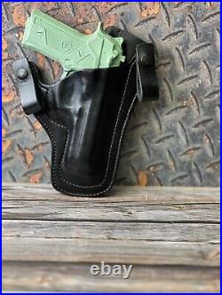 Custom Molded IWB Gun leather Holster Forward Cant