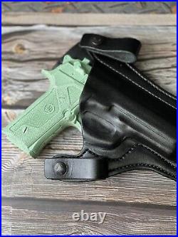 Custom Molded IWB Gun leather Holster Forward Cant