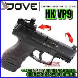 DOVE Mounting Solution H&K VP9 HK RMSc Slide Sight Adapter Front Rear Sights