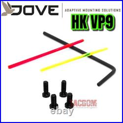 DOVE Mounting Solution H&K VP9 HK RMSc Slide Sight Adapter Front Rear Sights