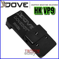 DOVE Mounting Solution H&K VP9 HK RMSc Slide Sight Adapter Front Rear Sights