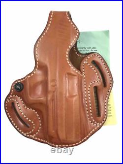 DeSantis Leather Holster Thumb Break Scabbard LINED H&K USP CPT 45 RH 11235-LT