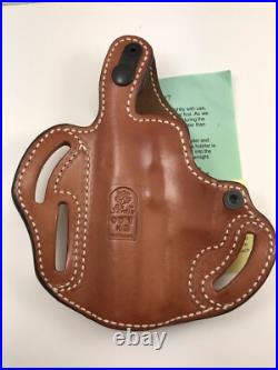 DeSantis Leather Holster Thumb Break Scabbard LINED H&K USP CPT 45 RH 11235-LT