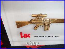 Decorative Heckler & Koch, Inc. Hk-91-a2 Acrylic Block Display