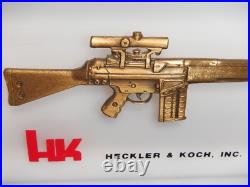 Decorative Heckler & Koch, Inc. Hk-91-a2 Acrylic Block Display