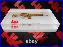 Decorative Heckler & Koch, Inc. Hk-91-a2 Acrylic Block Display