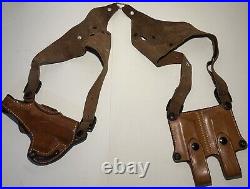 Desantis Shoulder Holster P7M8 with double mag pouch Horizontal Rig