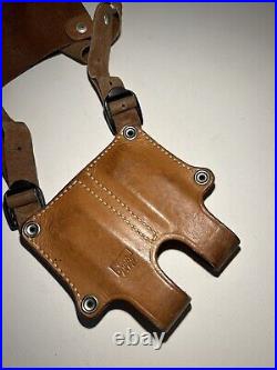 Desantis Shoulder Holster P7M8 with double mag pouch Horizontal Rig