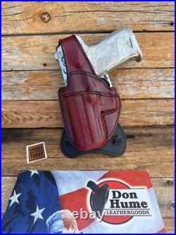 Don Hume 711 Agent Paddle Brown Leather OWB Holster for Heckler Koch HK USP 45C