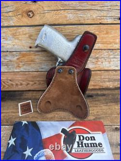 Don Hume 711 Agent Paddle Brown Leather OWB Holster for Heckler Koch HK USP 45C