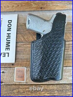 Don Hume Black Leather Basket Duty Holster For H&K USP 9 40 P2000 Compact TLR 2