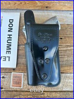 Don Hume Black Leather Basket Duty Holster For H&K USP 9 40 P2000 Compact TLR 2