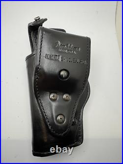 Don Hume Black Leather Basketweave bw HK USPC Duty Holster For H&K 25-USPC-1