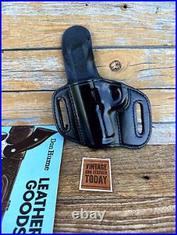 Don Hume Black Leather H721 OT OWB Holster For Colt Kimber Para Springfield LFT