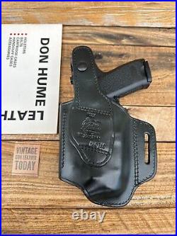 Don Hume H722 Black Leather Holster For H&K USP Compact 9 40 P2000 P2K H&K Tac