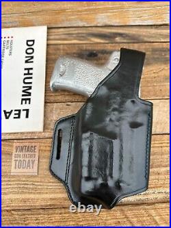 Don Hume H722 Black Leather Holster For Heckler USP Compact. 45 w H&K Tac Light