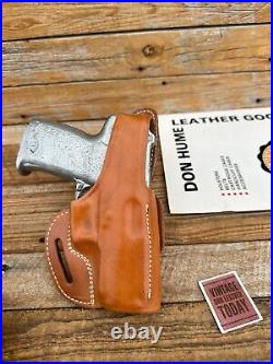 Don Hume H722 Natural Brown Leather OWB Holster For Heckler Koch USP 45 Compact