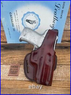 Don Hume H722 Saddle Brown Leather OWB Holster For Heckler Koch USP Compact 45