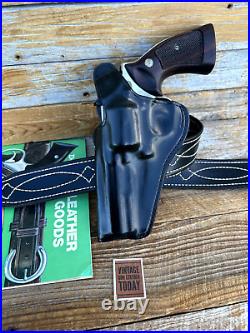 Don Hume H727 Black Leather Holster For S&W L 686 Colt Python Ruger GP100 Taurus