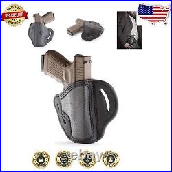 Durable & Stylish G19 Leather Holster Right-Hand OWB for Glock & Springfield