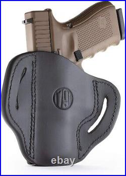 Durable & Stylish G19 Leather Holster Right-Hand OWB for Glock & Springfield