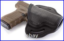 Durable & Stylish G19 Leather Holster Right-Hand OWB for Glock & Springfield