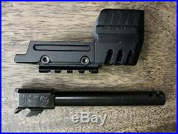 EFK Ported Barrel and Match Weight Compensator with Light Rail Fits H&K VP9