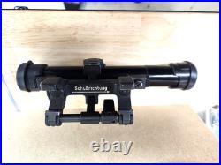 Excellent HK91/93 ZF 4x24 Model 1 Case, Scope & Mount